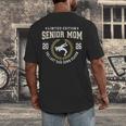 Wrestling Senior Mom The Final Match 2026 Graduation Men's Back Print T-Shirt