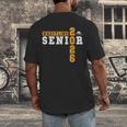 Wrestling Senior Night Wrestling Senior 2026 Graduation 27 Men's Back Print T-Shirt