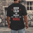 Xmas Nurse Graduation Keep Calm I'm Almost A Nurse Men's Back Print T-Shirt
