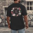 Xmas Tis The Season To Be Reading Books Pajamas Men's Back Print T-Shirt Xmas Tis The Season To Be Reading Books Pajamas Men's Back Print T-Shirt