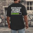 Zoology Degree Loading Zoologist Graduation Student Tee Men's Back Print T-Shirt