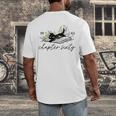 1965 Chapter Sixty Book Cat Lover 60th Birthday For Men Women Men's Back Print T-Shirt 1965 Chapter Sixty Book Cat Lover 60th Birthday For Men Women Men's Back Print T-Shirt