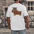 2018 Dog Graduation Shirt Dachshund Graduation For Men Women Kids Men's Back Print T-Shirt