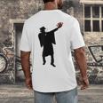2019 Football Graduation Dab Shirt- Dabbing Graduate Men's Back Print T-Shirt