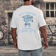 5th Grade Level Complete Fifth Grade Gamer Graduation Day Men's Back Print T-Shirt