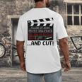 8th Grade Graduation 2026 Graduate Clapperboard Men's Back Print T-Shirt