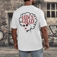 African American HBCU Grad College Graduation Men's Back Print T-Shirt