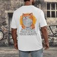 My Alone Time Is For Your Safety Coffee Lover Introvert Raglan Baseball Tee Men's Back Print T-Shirt