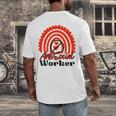 AntiSocial Worker Anti-Social Social Worker Introvert Men's Back Print T-Shirt