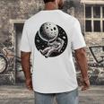 Astronaut Aesthetic Holding Moon Balloon Planets Introvert Men's Back Print T-Shirt Astronaut Aesthetic Holding Moon Balloon Planets Introvert Men's Back Print T-Shirt