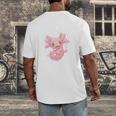 Axolovert Axolotl Humor Salamander Introvert Men's Back Print T-Shirt Axolovert Axolotl Humor Salamander Introvert Men's Back Print T-Shirt