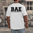 BAE And Educated Black History Month Graduation Men's Back Print T-Shirt