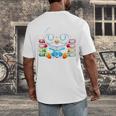 Book Lover Reading Penguin Men's Back Print T-Shirt