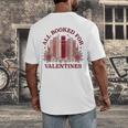 All Booked For Valentines Day Bookish Readers Book Lovers Men's Back Print T-Shirt