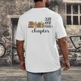 Bookworm Woman Reading Fiction Novels Library Book Store Men's Back Print T-Shirt