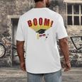 Boom Graduation Hat And Diploma For Proud Graduate Men's Back Print T-Shirt