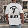 Cat I Read Banned Books Shirt Bookworm Avid Reader For Men Women Kids Men's Back Print T-Shirt