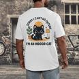 Cat Shirt Introvert Sorry I Can’t Go I’m An Indoor Cat Men's Back Print T-Shirt Cat Shirt Introvert Sorry I Can’t Go I’m An Indoor Cat Men's Back Print T-Shirt