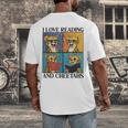 Cheetah Love Reading And Cheetahs Kids Bookworm Men's Back Print T-Shirt