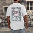 Cheshire Cat Alice In Wonderland Vintage Book Men's Back Print T-Shirt