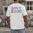 Class Of 2000 School Reunion College Highschool Graduation Premium Tri-Blend Men's Back Print T-Shirt