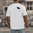Class Of 2018 Last Name Letter Z Graduation Men's Back Print T-Shirt