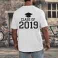 Class Of 2019 Shirt Graduation Gift Men's Back Print T-Shirt