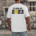 Class Of 2023 Graduation Waterpolo Senior 2023 Men's Back Print T-Shirt