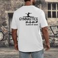 Class Of 2025 Gymnastics Mom Senior Gymnast Graduation Men's Back Print T-Shirt