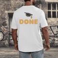 Class Of 2026 I Am So Done Graduation For Him Her Women Men Premium Tri-Blend Men's Back Print T-Shirt