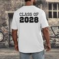 Class Of 2028 Future Graduation Vintage T-Shirt Men's Back Print T-Shirt