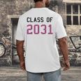 Class Of 2031 Graduation T-Shirt Men's Back Print T-Shirt