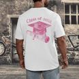 Class Of 2032 Senior 2032 Back To School 2032 Graduation Cap Men's Back Print T-Shirt