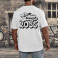 Class Of 2035 Senior Retro 2035 Grad Graduate Graduation Men's Back Print T-Shirt