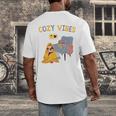 Cozy Vibes Atmospheric Introvert Men's Back Print T-Shirt