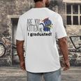 Cute Graduation Cat Masters High School T-Shirt For Men Women Kids Men's Back Print T-Shirt