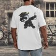 Dabbing Panda Bear Graduation Senior 2019 Shirt Men's Back Print T-Shirt