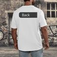 Dear Person Behind Me If You Can Read This Introvert Men's Back Print T-Shirt