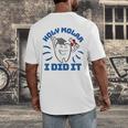 Dental Hygienist Graduation Dentist Dentistry Men's Back Print T-Shirt