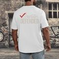 Dissertation Defended PhD Graduate PhD Graduation Men's Back Print T-Shirt