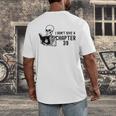 I Don't Give a Chapter 39 Book Lover Reader Men's Back Print T-Shirt