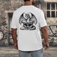 Dragon Reading Book Bookworm Books Dragon Lover Learning Men's Back Print T-Shirt