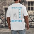 My Favorite Airman Calls Me Brother Airman Graduation Premium Tri-Blend Men's Back Print T-Shirt