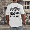 Future Chiropractor Graduation Chiropractic Student Graduate Men's Back Print T-Shirt