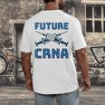 Future CRNA Nurse Anesthetist Student Nursing RN Graduation Men's Back Print T-Shirt