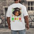 Future HBCU Grad Girl Kids Graduation HBCU College Men's Back Print T-Shirt