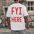 Fyi Introvert Here Raglan Baseball Tee Men's Back Print T-Shirt Fyi Introvert Here Raglan Baseball Tee Men's Back Print T-Shirt