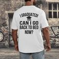 Can I Go Back To Bed Graduation 2021 Men's Back Print T-Shirt