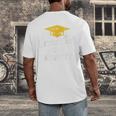 I Graduated Now What Congratulations Graduation Men's Back Print T-Shirt