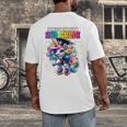 Graduation 2nd Grade Unicorn Roller Skate Girls Grad Men's Back Print T-Shirt